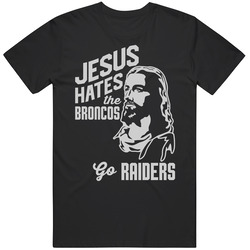 Jesus Hates Denver Go Las Vegas Football Team Fan T Shirt