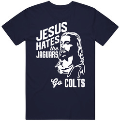 Jesus Hates Jacksonville Go Indianapolis Football Team Fan T Shirt