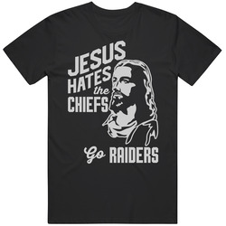 Jesus Hates Kansas City Go Las Vegas Football Team Fan T Shirt