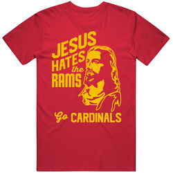 Jesus Hates Los Angeles Go Arizona Football Team Fan T Shirt
