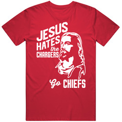 Jesus Hates Los Angeles Go Kansas City Football Team Fan T Shirt