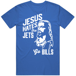 Jesus Hates New York Go Buffalo Football Team Fan T Shirt