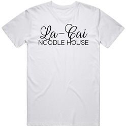 La Cai Noodle House Salt Lake City Utah Restaurant Logo T Shirt