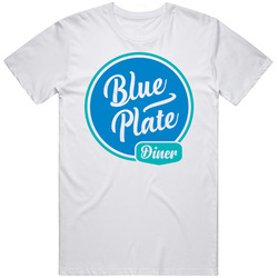 Blue Plate Diner Salt Lake City Utah Restaurant Logo T Shirt