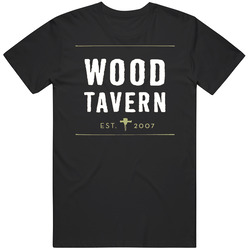 Wood Tavern Oakland California Restaurant Logo T Shirt