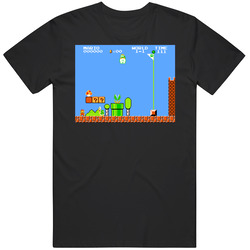 Super Mario Bros 3 Retro Video Arcade Game Screenshot T Shirt