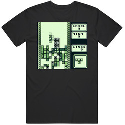 Tetris Retro Video Arcade Game Screenshot T Shirt