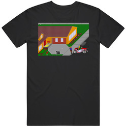 Paperboy Retro Video Arcade Game Screenshot Gameplay T Shirt