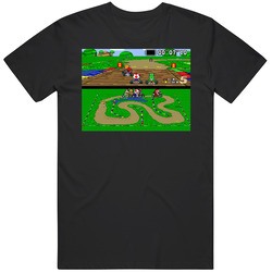 Super Mario Kart Retro Video Arcade Game Screenshot T Shirt