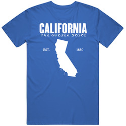 California The Golden State United States America T Shirt