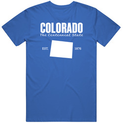 Colorado The Centennial State United States America T Shirt