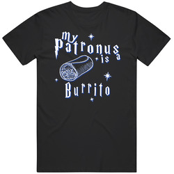 My Patronus Is A Burrito Funny Harry Potter Food T Shirt