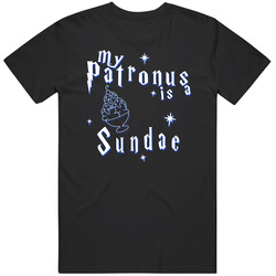 My Patronus Is A Sundae Funny Harry Potter Food T Shirt