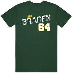 Ben Braden 64 Favorite Player Green Bay Football Fan T Shirt