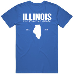 Illinois The Prairie State United States America T Shirt