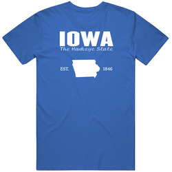 Iowa The Hawkeye State United States America T Shirt