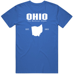 Ohio The Buckeye State United States America T Shirt
