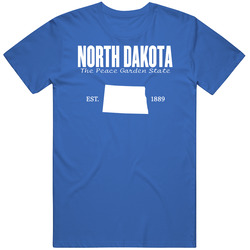 North Dakota The Peace Garden State United States America T Shirt