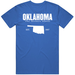 Oklahoma The Sooner State United States America T Shirt