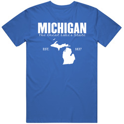 Michigan The Great Lakes State United States America T Shirt