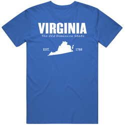 Virginia The Old Dominion State United States America T Shirt