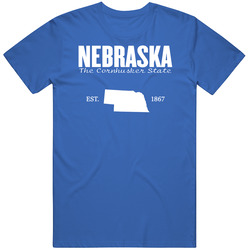 Nebraska The Cornhusker State United States America T Shirt