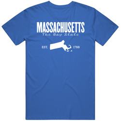 Massachusetts The Bay State United States America T Shirt