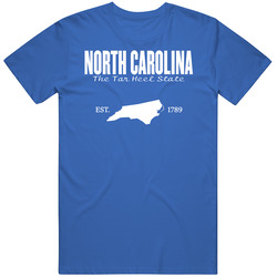 North Carolina The Tar Heel State United States America T Shirt