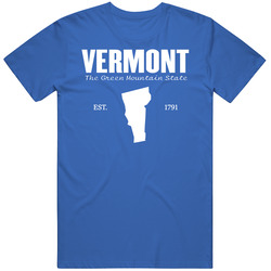 Vermont The Green Mountain State United States America T Shirt