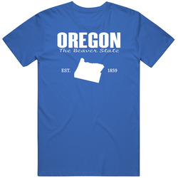 Oregon The Beaver State United States America T Shirt