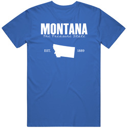 Montana The Treasure State United States America T Shirt
