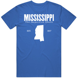 Mississippi The Magnolia State United States America T Shirt