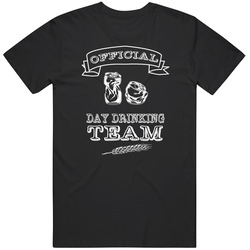 Official Day Drinking Team Hilarious Funny Beer T Shirt