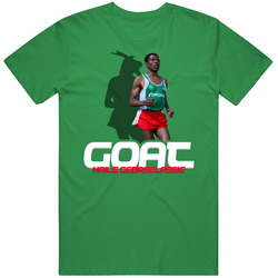 Haile Gebrselassie Running Goat Greatest Of All Time Athlete T Shirt