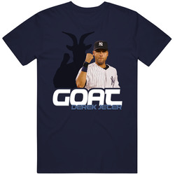 Derek Jeter Baseball Goat Greatest Of All Time Athlete T Shirt