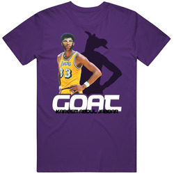 Kareem Abdul Jabbar Basketball Goat Greatest Of All Time Athlete T Shi
