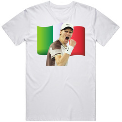 Jannik Sinner Italian Tennis Star Fan T Shirt