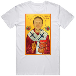 Saint Nick Foles Jesus Candle Funny Football T Shirt