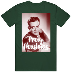 Perry Mason Tv Show Raymond Burr Perry Christmas Funny T Shirt