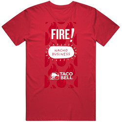 Fire Taco Bell Sauce Nacho Business Halloween T Shirt