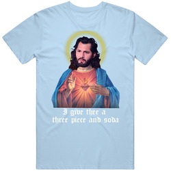 Jorge Masvidal Jesus Three Piece Soda T Shirt