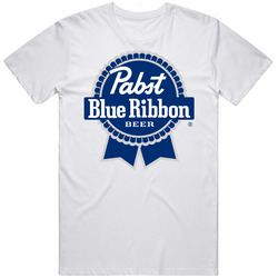 Pbr Pabst Blue Ribbon Beer Logo T Shirt