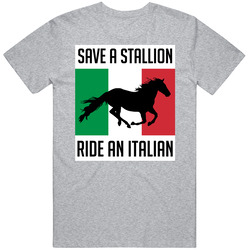 Save A Stallion Ride An Italian Hayden Christensen T Shirt