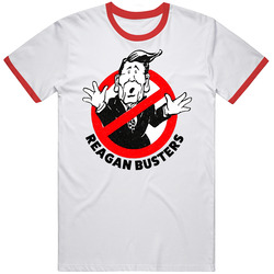 80s Reagan Busters Political T Shirt