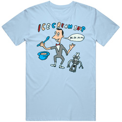 Pee Wee Herman And Conky Ice Cream Soup T Shirt