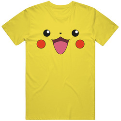 Pikachu Face Halloween Costume T Shirt