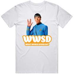 Wwsd What Would Spock Do Star Trek Fan T Shirt
