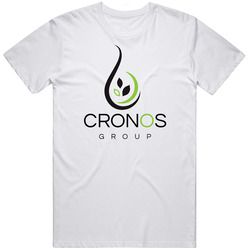 Cronos Group Inc Cannabis Weed Marijuana Stoner Company Logo Fan T Shi