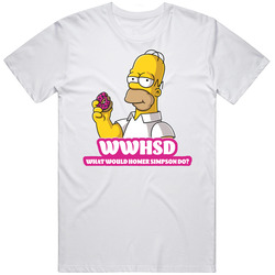 Wwhsd What Would Homer Simpson Do The Simpsons Fan T Shirt