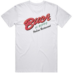Buca Di Beppo Pizza Restaurant Foodie Tour Brand Logo Fan T Shirt